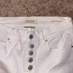 Super Skinny White Jeans